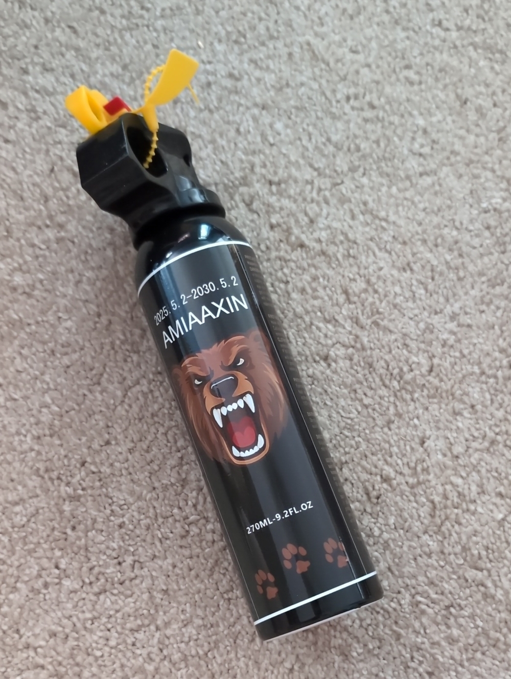 Black Bear Spray Canister - Black